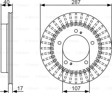 BOSCH 0 986 479 A32 - Disque de frein cwaw.fr