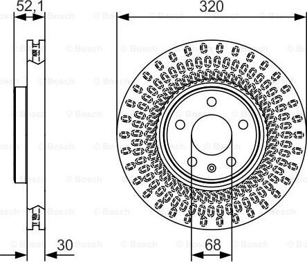 BOSCH 0 986 479 C49 - Disque de frein cwaw.fr