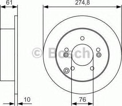 BOSCH 0 986 479 R10 - Disque de frein cwaw.fr