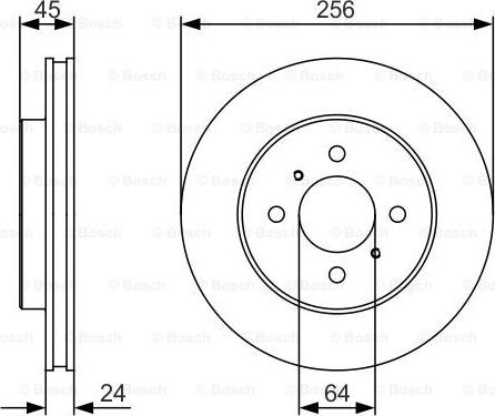 BOSCH 0 986 479 R18 - Disque de frein cwaw.fr