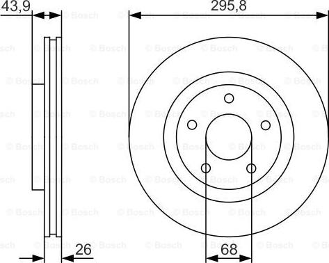 BOSCH 0 986 479 R89 - Disque de frein cwaw.fr