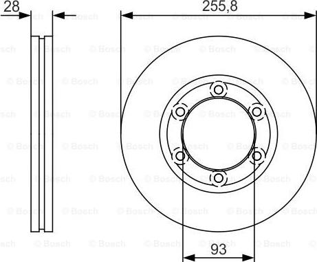 BOSCH 0 986 479 R37 - Disque de frein cwaw.fr