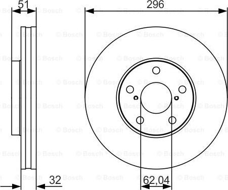 BOSCH 0 986 479 R20 - Disque de frein cwaw.fr