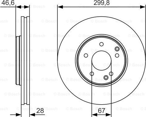 BOSCH 0 986 479 R79 - Disque de frein cwaw.fr