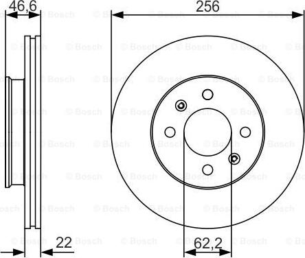 BOSCH 0 986 479 R77 - Disque de frein cwaw.fr