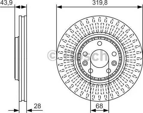 BOSCH 0 986 479 S94 - Disque de frein cwaw.fr