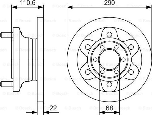 BOSCH 0 986 479 S95 - Disque de frein cwaw.fr