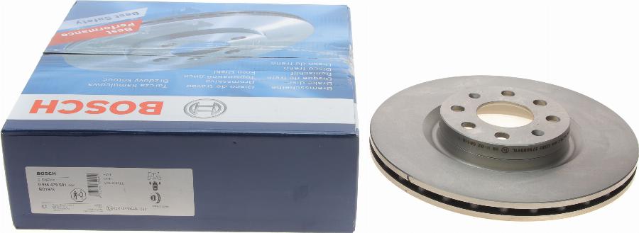 BOSCH 0 986 479 S91 - Disque de frein cwaw.fr