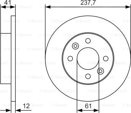 BOSCH 0 986 479 S45 - Disque de frein cwaw.fr