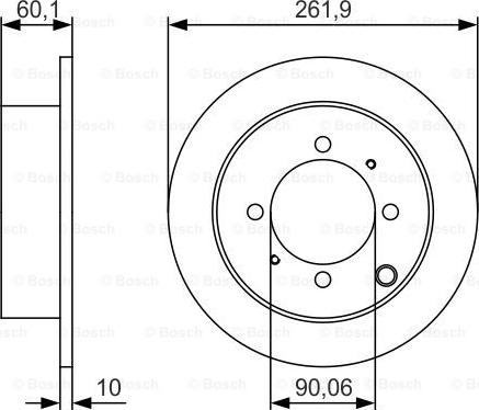 BOSCH 0 986 479 S53 - Disque de frein cwaw.fr