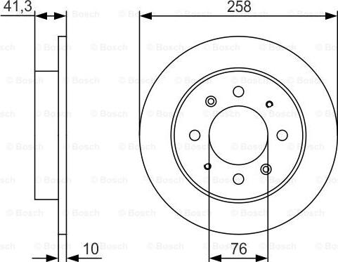 BOSCH 0 986 479 S57 - Disque de frein cwaw.fr