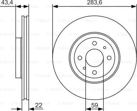 BOSCH 0 986 479 S01 - Disque de frein cwaw.fr