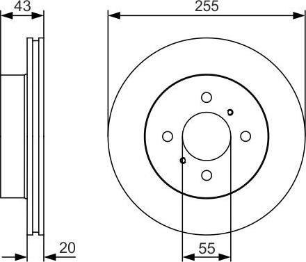 BOSCH 0 986 479 S13 - Disque de frein cwaw.fr