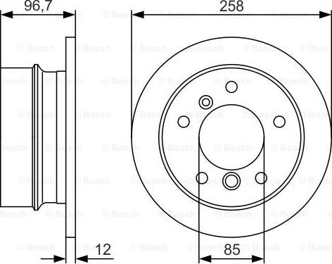 BOSCH 0 986 479 S17 - Disque de frein cwaw.fr