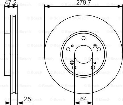 BOSCH 0 986 479 S82 - Disque de frein cwaw.fr