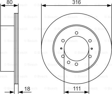 BOSCH 0 986 479 S87 - Disque de frein cwaw.fr