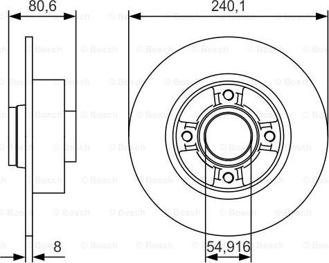 BOSCH 0 986 479 S37 - Disque de frein cwaw.fr