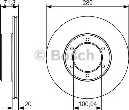 BOSCH 0 986 479 S24 - Disque de frein cwaw.fr