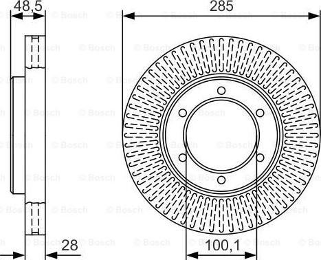 BOSCH 0 986 479 T45 - Disque de frein cwaw.fr