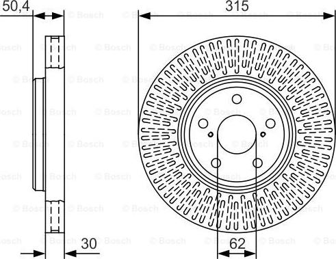 BOSCH 0 986 479 T40 - Disque de frein cwaw.fr