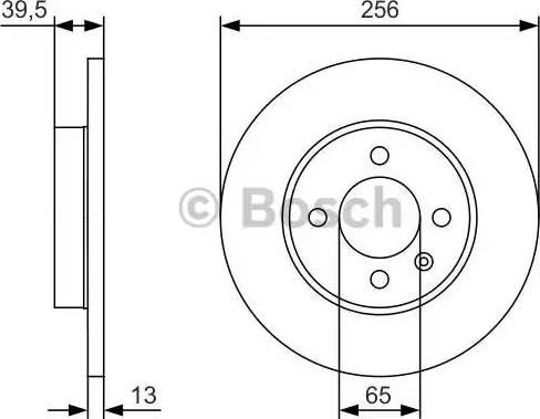 BOSCH 0 986 479 T48 - Disque de frein cwaw.fr