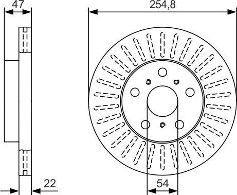 BOSCH 0 986 479 T65 - Disque de frein cwaw.fr