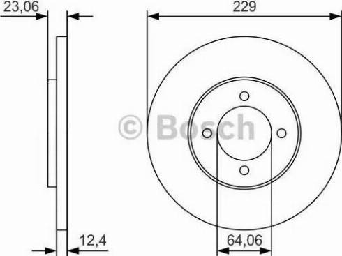 BOSCH 0 986 479 T67 - Disque de frein cwaw.fr