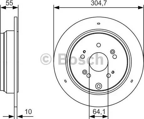 BOSCH 0 986 479 T85 - Disque de frein cwaw.fr