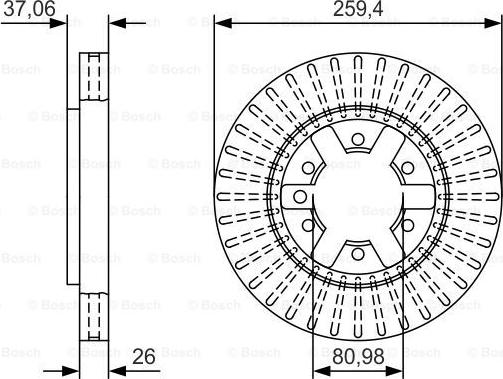 BOSCH 0 986 479 T74 - Disque de frein cwaw.fr