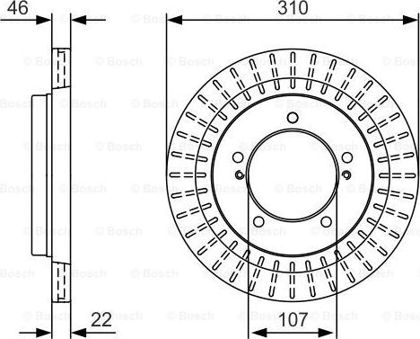 BOSCH 0 986 479 U99 - Disque de frein cwaw.fr