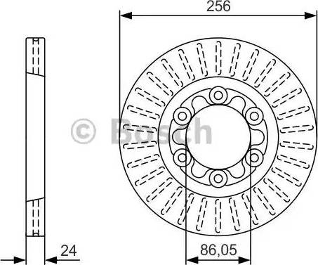 BOSCH 0 986 479 U98 - Disque de frein cwaw.fr