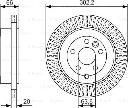 BOSCH 0 986 479 U44 - Disque de frein cwaw.fr