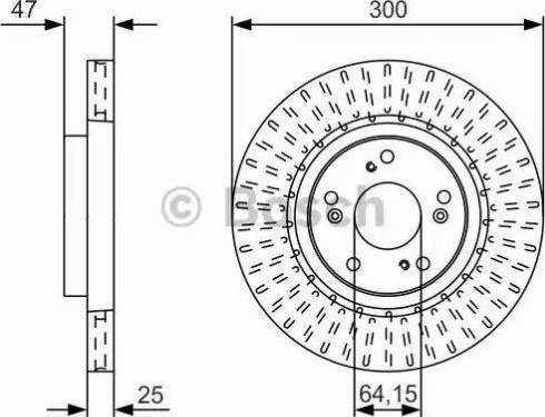 BOSCH 0 986 479 U53 - Disque de frein cwaw.fr