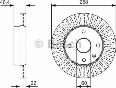 BOSCH 0 986 479 U67 - Disque de frein cwaw.fr