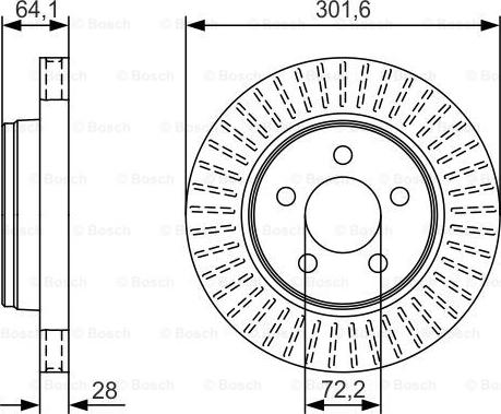 BOSCH 0 986 479 U04 - Disque de frein cwaw.fr