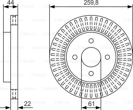 BOSCH 0 986 479 U02 - Disque de frein cwaw.fr