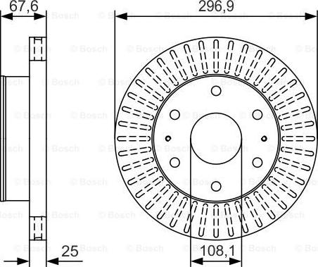 BOSCH 0 986 479 U07 - Disque de frein cwaw.fr