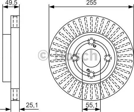 BOSCH 0 986 479 U14 - Disque de frein cwaw.fr