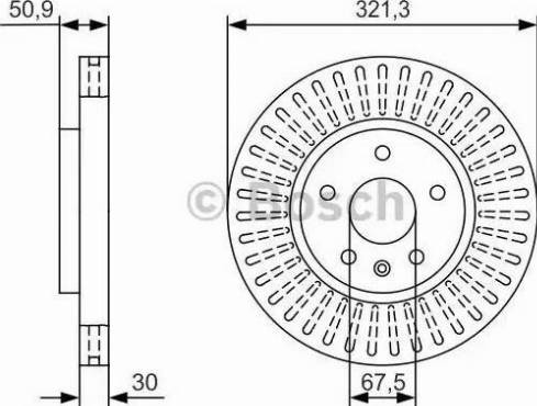 BOSCH 0 986 479 U11 - Disque de frein cwaw.fr