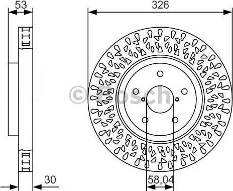 BOSCH 0 986 479 U39 - Disque de frein cwaw.fr