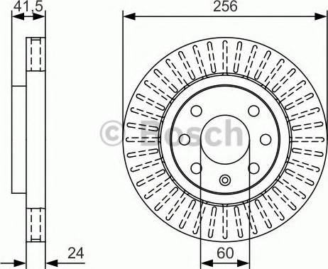 BOSCH 0 986 479 U34 - Disque de frein cwaw.fr