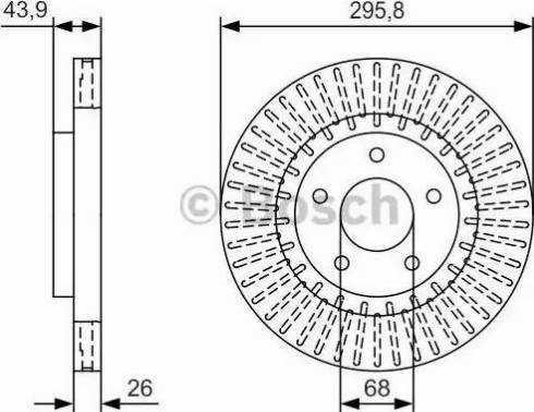 BOSCH 0 986 479 U24 - Disque de frein cwaw.fr