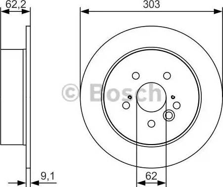 BOSCH 0 986 479 U28 - Disque de frein cwaw.fr