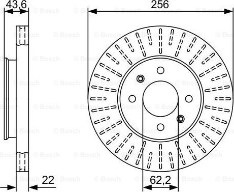 BOSCH 0 986 479 V96 - Disque de frein cwaw.fr