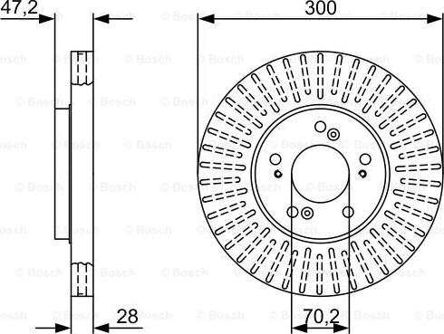 BOSCH 0 986 479 V58 - Disque de frein cwaw.fr