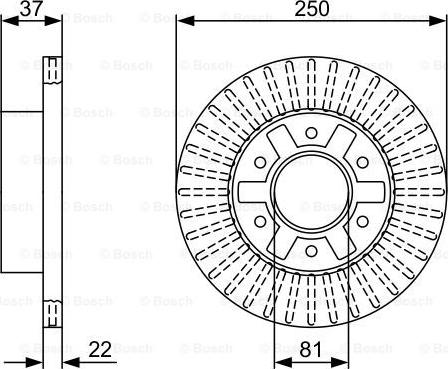 BOSCH 0 986 479 V66 - Disque de frein cwaw.fr