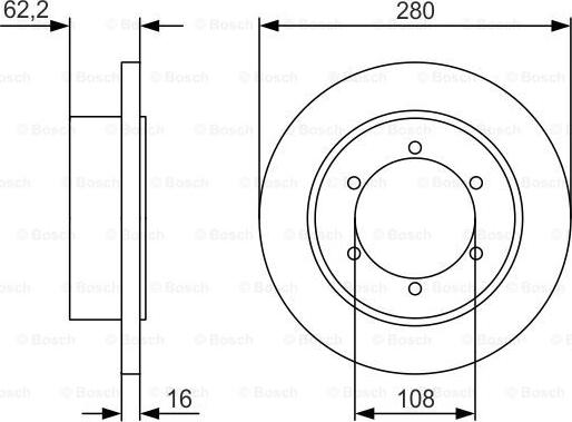 BOSCH 0 986 479 V14 - Disque de frein cwaw.fr