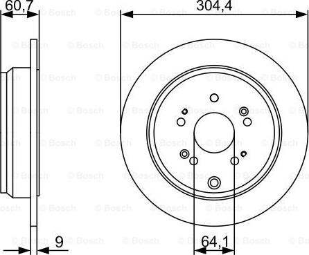 BOSCH 0 986 479 V84 - Disque de frein cwaw.fr