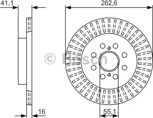 BOSCH 0 986 479 V35 - Disque de frein cwaw.fr