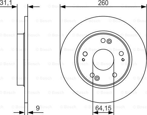 BOSCH 0 986 479 V21 - Disque de frein cwaw.fr